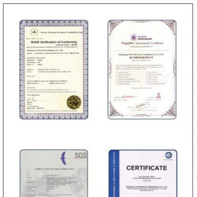 Certification and Insurance Policies
